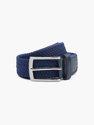 Suitable Geweven Riem Navy