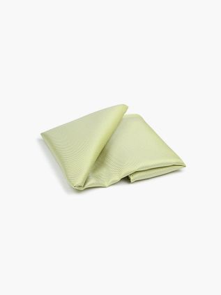 Suitable Silk Pocket Square Lime Green