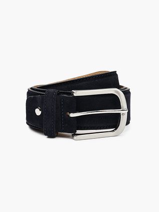 Suitable Ledergürtel Wildleder Navy