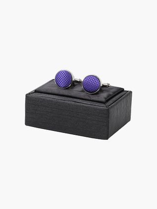 Suitable silkemanchetknap lilla