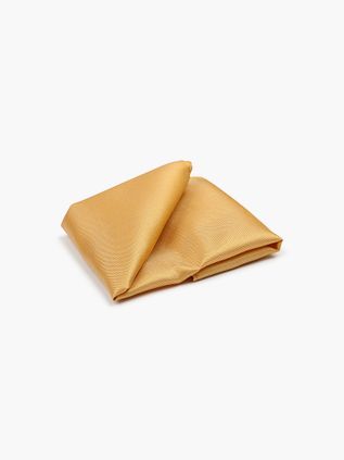 Suitable Pochette in seta gialla