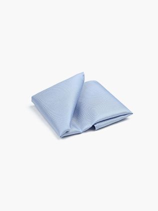 Suitable Silk Pocket Square Light Blue