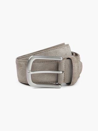Suitable Pasek z zamszowej skóry w kolorze taupe