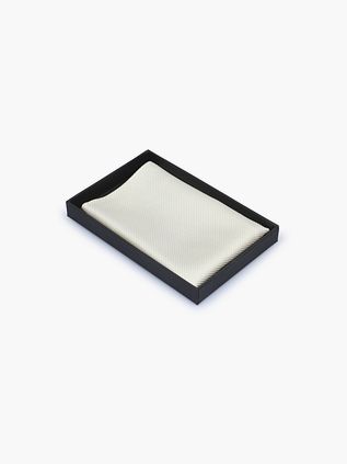 Suitable Silke Lommetørklæde Off-Hvid