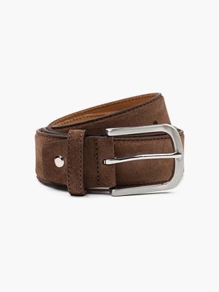 Suitable Ledergürtel Wildleder Braun