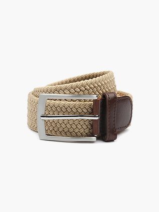 Suitable Ceinture tissée Beige
