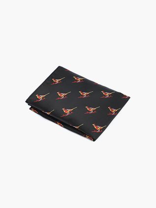Suitable Necktie Pheasant Black