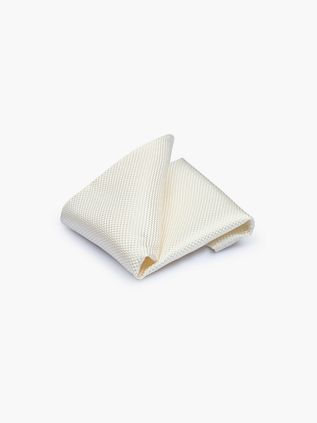 Suitable Silke Lommetørklæde Off-Hvid