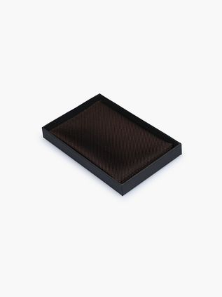 Suitable Silke Lommetørklæde Brun