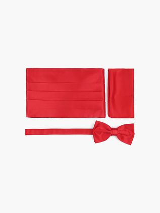 Suitable Ceinture de smoking noeud Set Rouge