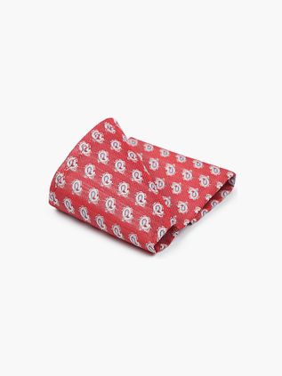 Suitable Silketørklæde Rød Print