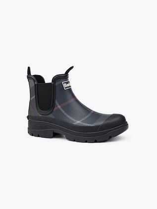 Barbour Nimbus Wellingtons Boot Classic Tartan Marinblå