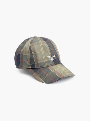 Barbour Cap Tartan Checkered Green