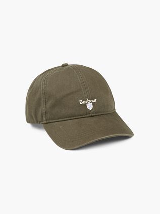 Barbour caps i mørkegrønn