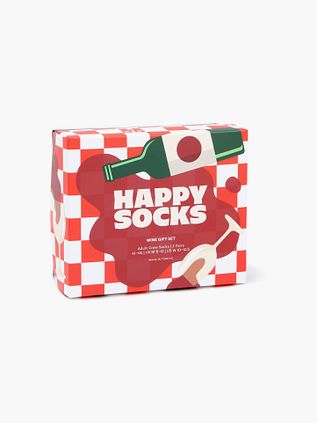 Happy Socks 2-Pack Wine