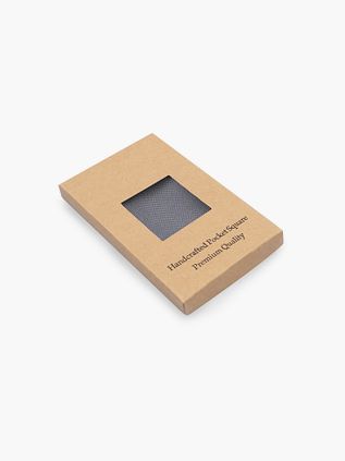 Suitable Pocket Square Grey