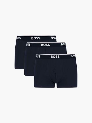 BOSS Boxer corti Power 3-Pack blu scuro 480