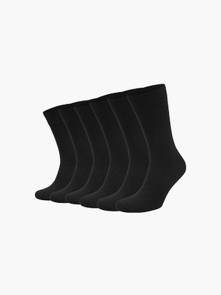 Suitable Calcetines Pack de 6 Negro
