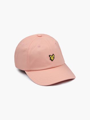 Czapka z daszkiem Lyle & Scott w kolorze różowym
