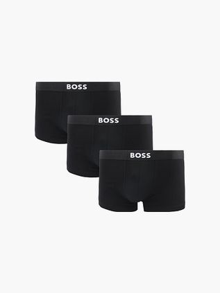 BOSS Bokserki krótkie One 3-Pack czarne 001