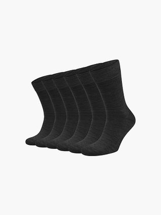 Suitable Merino Sokker Antracit 6-pakke