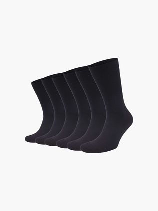 Suitable merinosokker marineblå, 6-pak