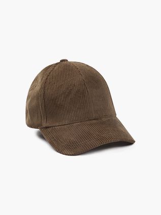 Suitable Corduroy Cap Olive Green
