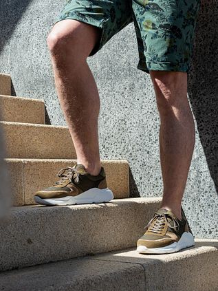 Suitable Sneaker verde scuro