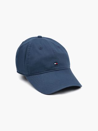 Czapka z daszkiem Tommy Hilfiger z logo w kolorze granatowym