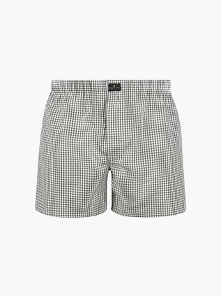 Steppin' Out Boxer Vichy Grün