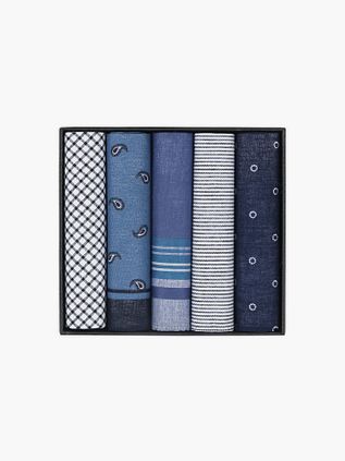Suitable Taschentücher 5er-Pack Druck Dark Blue