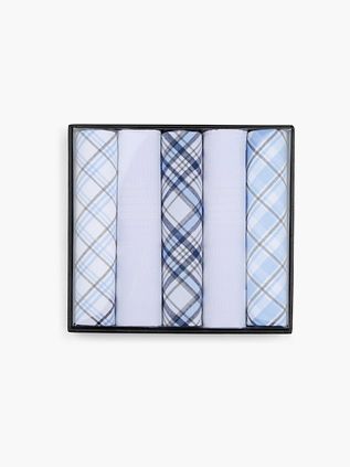 Suitable Taschentücher 5er-Pack Karos Blau