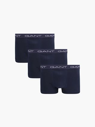 Gant Boxershorts Trunk 3-Pakke Mørkeblå
