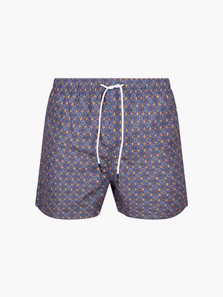 Suitable Short de Bain Mediterra Bleu Orange