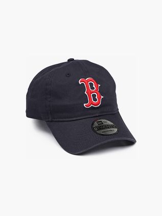 New Era Boston RedSox Cap Washed Marineblå