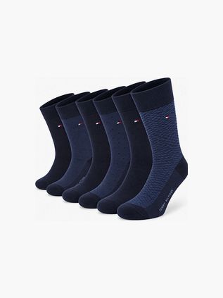 Tommy Hilfiger Giftbox Lot de 6 Navy