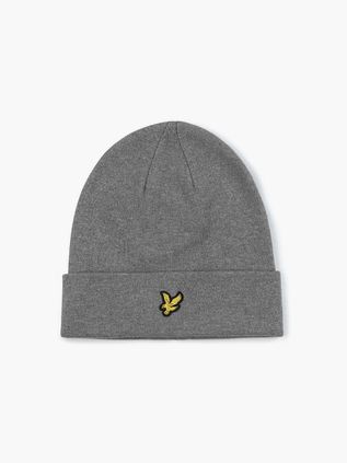 Lyle & Scott Beanie Wool Blend Grey