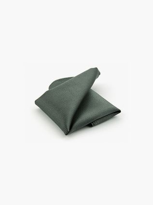 Pochette de Costume Soie Anthracite F53