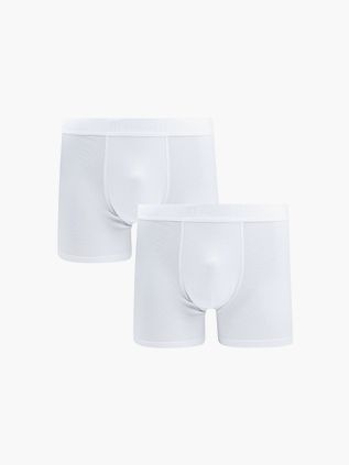 Alan Red bokserki białe 2-pack