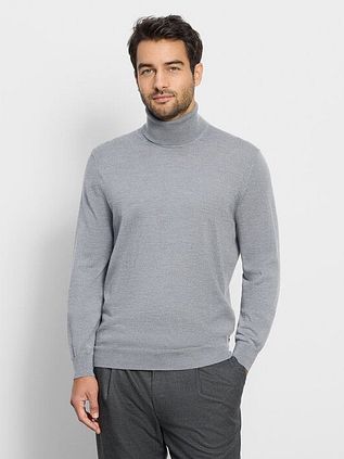 Olymp Turtleneck Wool Grey