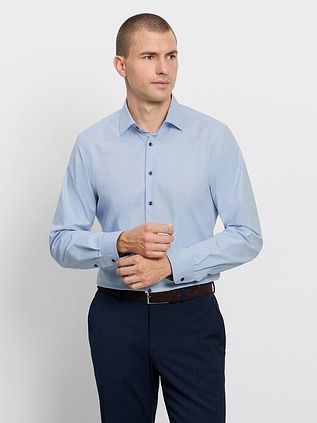OLYMP Level 5 24/Seven Shirt Light Blue