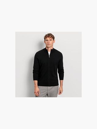 Olymp Half Zip Sweater Wool Black