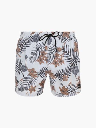 BOSS Badeshorts Piranha Druck Beige