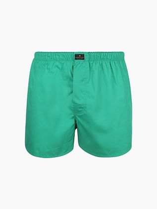 Steppin' Out Boxershorts Racing Green Poplin