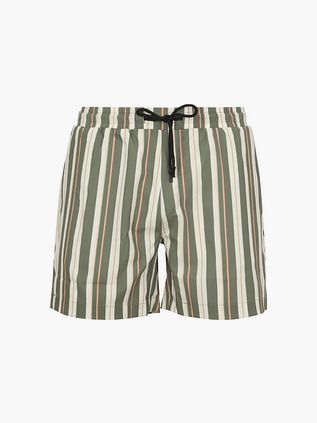 Anerkjendt Short de Bain Shark Rayé Vert