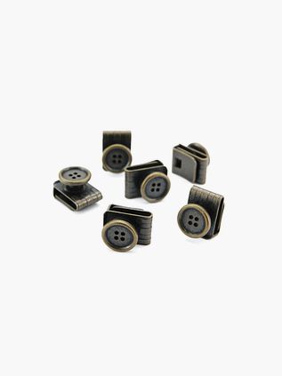 Sir Redman Selerknapper Antik Messing