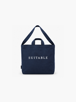 Suitable 25 Jahr Totebag Navy