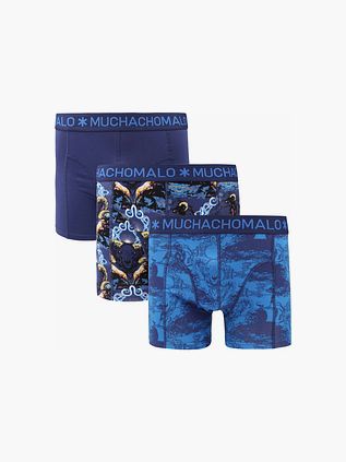 Muchachomalo Boxershorts 3-Pakke Gede Blå