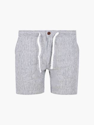 Superdry Short Lin Merchant Bleu Rayé