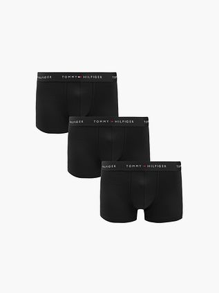Tommy Hilfiger Boxer Trunk Microfiber 3-Pack Zwart